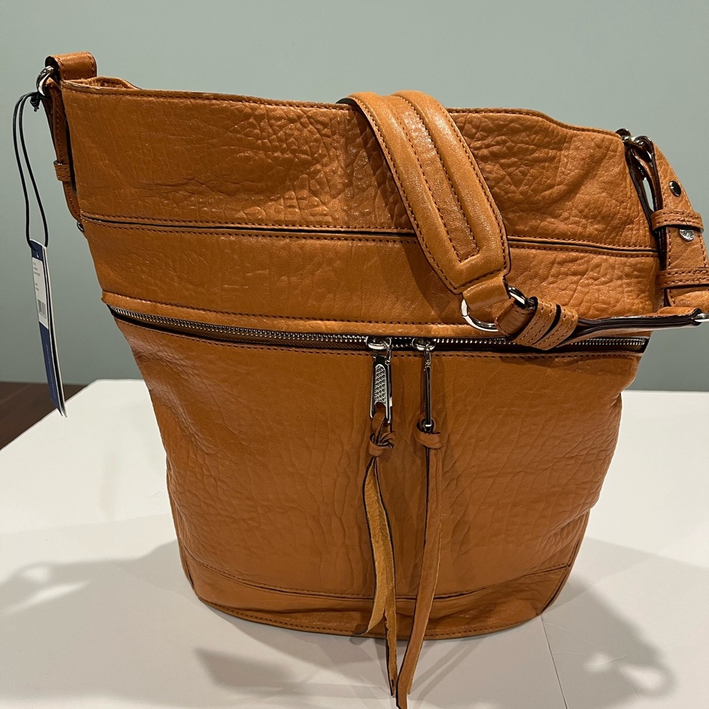 NWT Rebecca Minkoff Bucket Bag Model Quinn, Almond Color